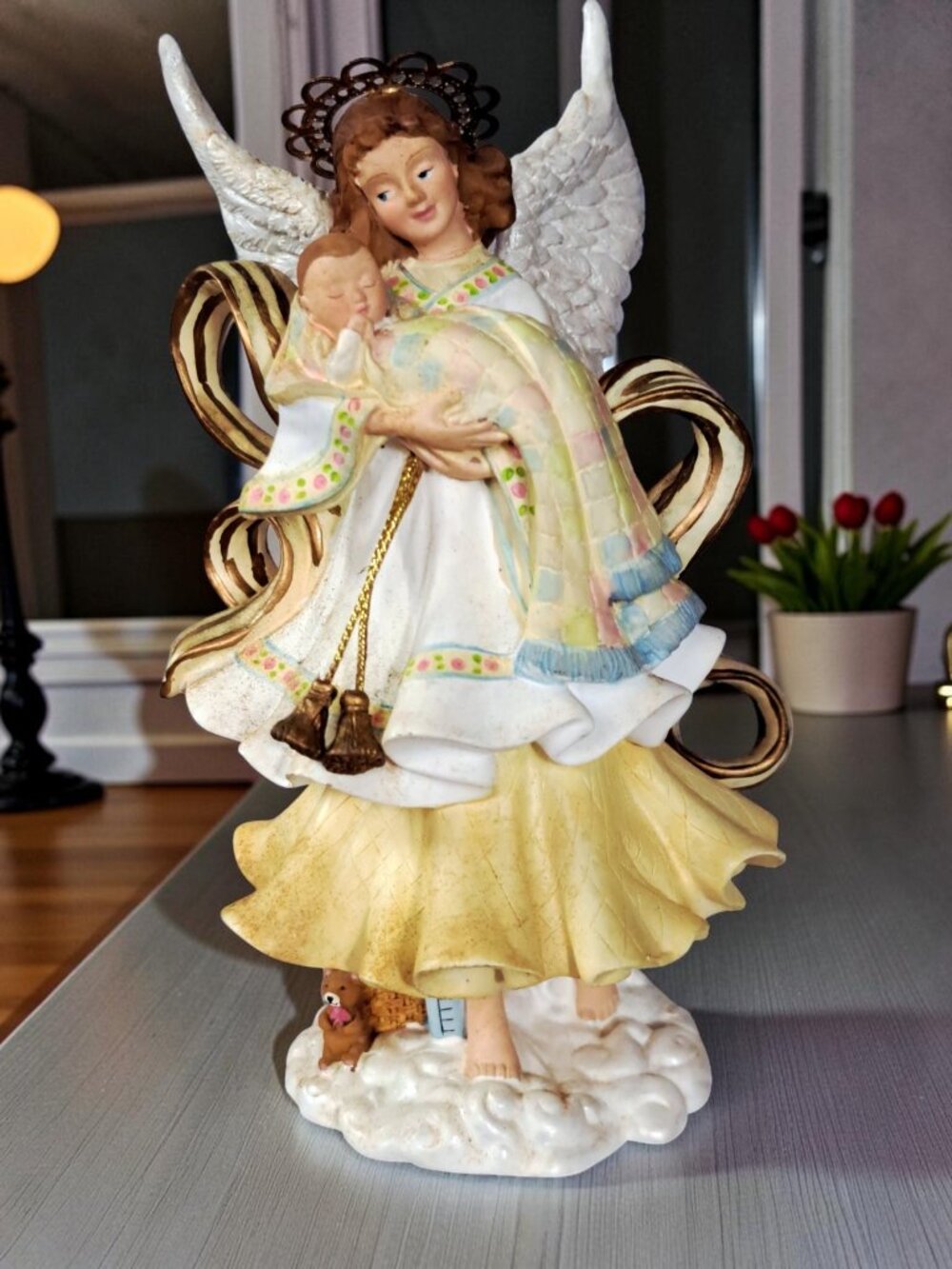 Angels Beside Me First Edition HEATHER Guardian of Mother and Child By Ingrid